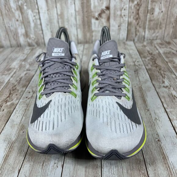 Nike zoom‎ fly white gunsmoke grey 897821 101 Womens 7 - Picture 4 of 8